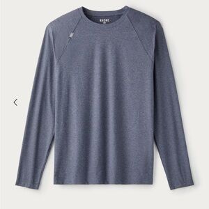 RHONE Men's Blue Long Sleeve Shirt XL